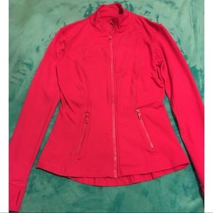 Pink athletic jacket
